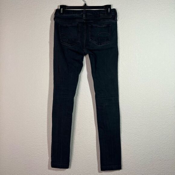 3301 by G Star Raw Womens Dark Wash Denim Jeans‎ Countour Skinny Size 27 - Picture 4 of 9